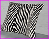 zebra print pillow