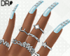 DR- Laura diamonds nails