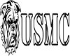 USMC Dog Sticker