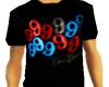 "9" Tee blue/red