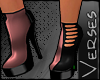 -V- Two Toned Heels Pink