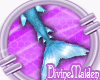 [DM] B Mermaid Tail Blue