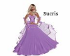 LONG LILAC PARTY DRESS