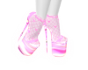 pink glow heels