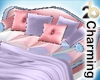 elegant pastel bed