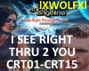 I SEE RIGHT THRU TO YOU