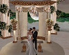 Royal Gold Wed Arch