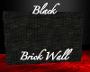 -A- Brick Wall Black