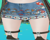 embroidered mini skirt