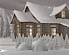 Christmas Snowy Cabin