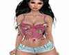 chain outfit -pink /blue
