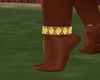 Sexy Gold Anklet Lt Leg