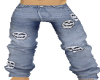 cane skull jeans