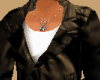 [AIB] Leather Jacket Brn