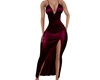 Wine Sexy Gown