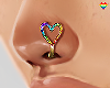 Nose Heart Piercing