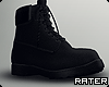 ✘ Black Boots.