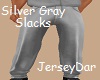 Dress Slacks Silver Gray