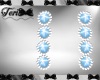 Blue Siver Earrings