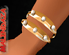 (MD) Gold left bracelets