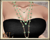 [ML]Long necklace green