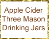 Apple Cider Mason Jars