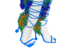 Feather Carnaval Shoes