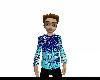 Baggy Hoody blue pixel