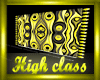 High class yellow rug