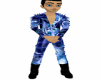 Blue Static Rave Suit(M)