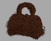 Brown Fuzzy Bag