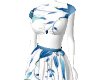 EA/ Blue flower  Dress