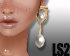 *LS pearl detail earring