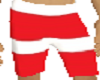 m long shorts red