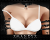 xMx:Mini White Bra