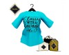 TEE CLASSY SAVAGE AQUA