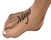 Maya Foot Tattoo