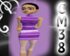 [C]Purple Leggin Dress