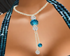 Holiday Necklace Blue