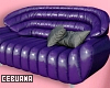 Purple Puff Chair