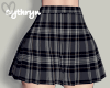 [C] RL Grey Plaid Skirt