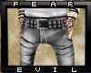 FE gray jeans w/belt
