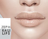 . fair peachy lips