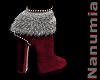 RED/WHITE WINTER BOOTS