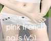 pink french nails (v5)
