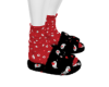 black ghost slippers
