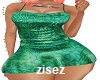 !Silk Green RLS Dress