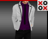 Purple 3 Pc Retro Suit