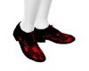 BLOOD SPLAT BLACK SHOES