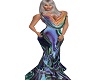 Vibrant mardi gras2 gown